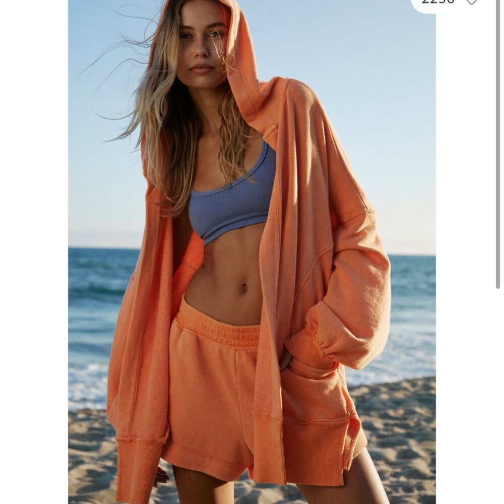 Free people Shorts and Cardigan